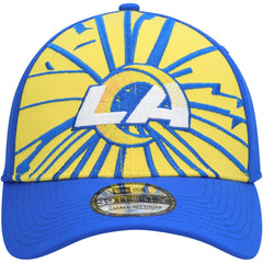 Los Angeles Rams New Era Shattered 39THIRTY Flex Hat - Gold/Royal - NFL