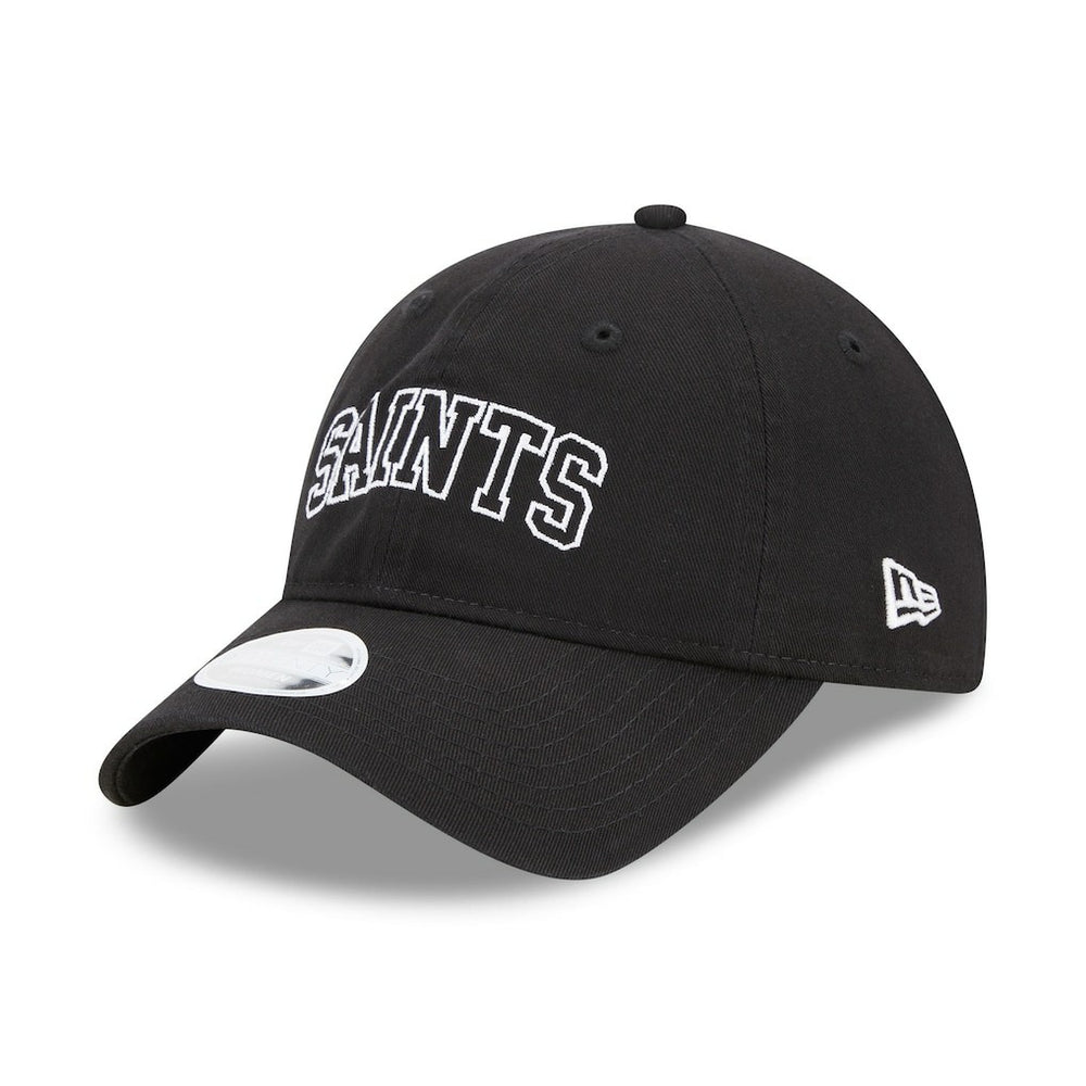 New Orleans Saints New Era Women's Collegiate 9TWENTY Adjustable Hat - Black - NFL