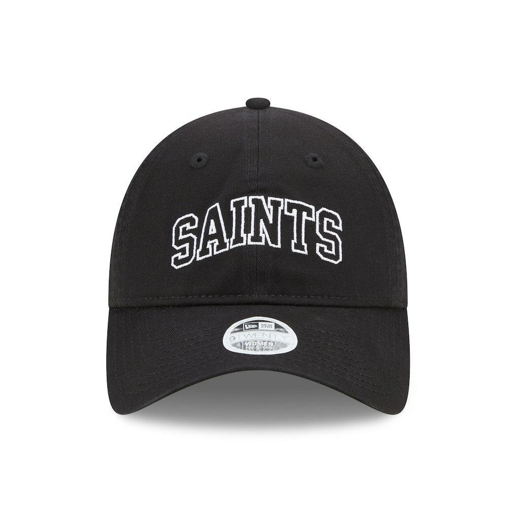 New Orleans Saints New Era Women's Collegiate 9TWENTY Adjustable Hat - Black - NFL