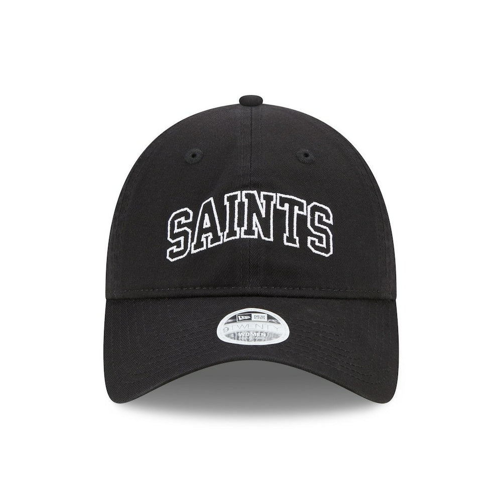 New Orleans Saints New Era Women's Collegiate 9TWENTY Adjustable Hat - Black - NFL