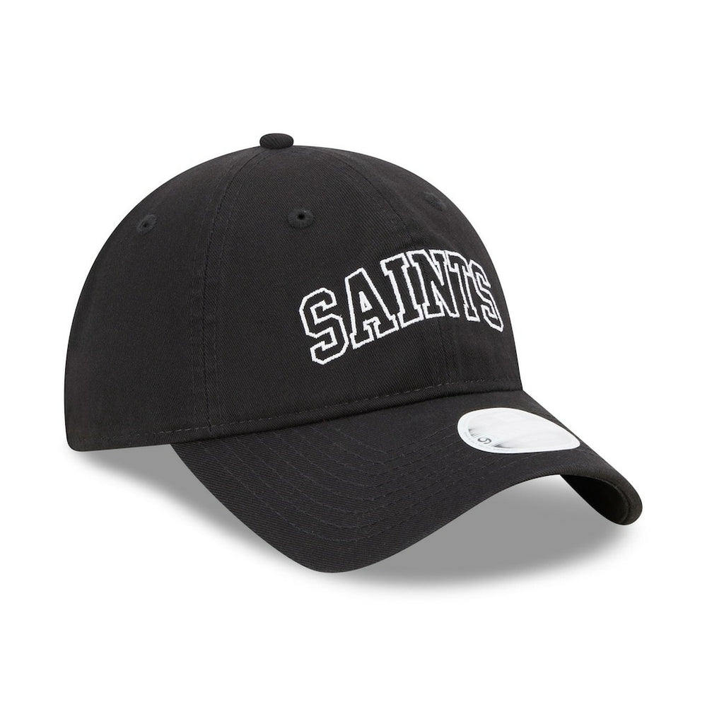 New Orleans Saints New Era Women's Collegiate 9TWENTY Adjustable Hat - Black - NFL