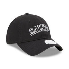 New Orleans Saints New Era Women's Collegiate 9TWENTY Adjustable Hat - Black - NFL