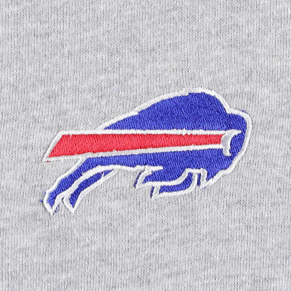 Buffalo Bills Big & Tall Fleece Raglan Full-Zip Hoodie Jacket - Heather Gray - NFL