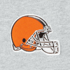 Cleveland Browns Big & Tall Fleece Raglan Full-Zip Hoodie Jacket - Heather Gray - NFL