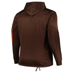 Cleveland Browns Big & Tall Pullover Hoodie - Brown - Fanatics