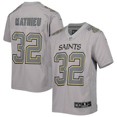 Tyrann Mathieu New Orleans Saints Youth Atmosphere Game Jersey - Gray - Nike