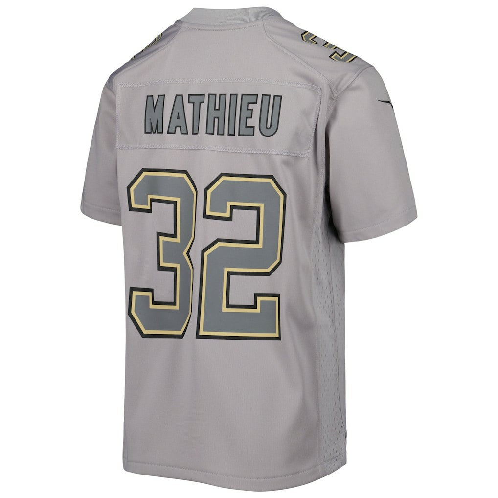 Tyrann Mathieu New Orleans Saints Youth Atmosphere Game Jersey - Gray - Nike