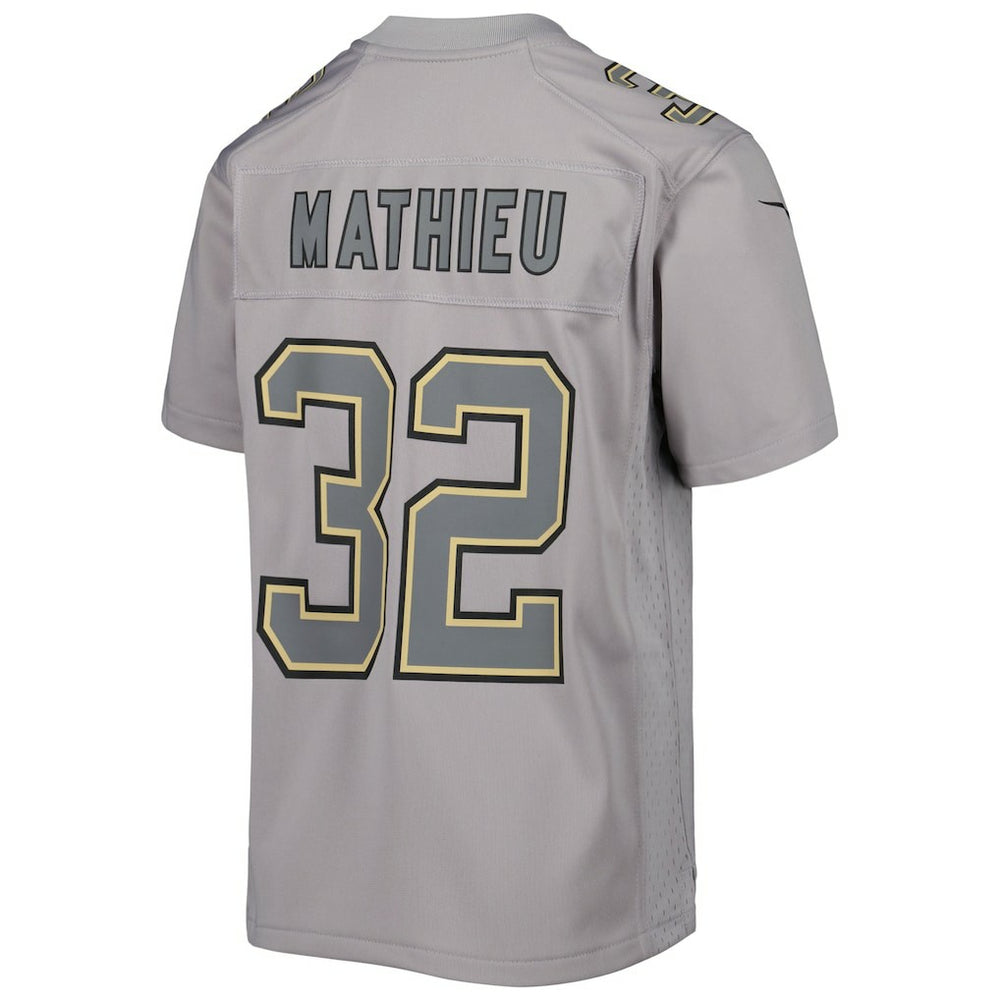 Tyrann Mathieu New Orleans Saints Youth Atmosphere Game Jersey - Gray - Nike