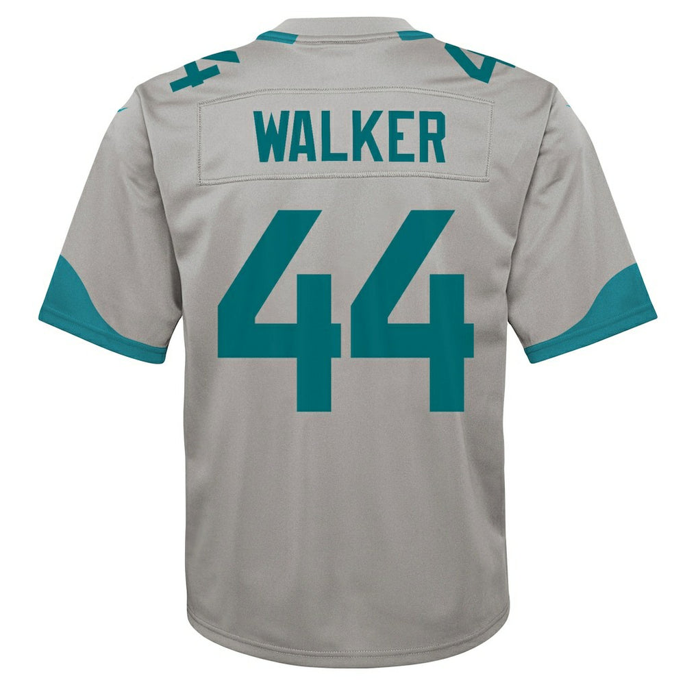 Travon Walker Jacksonville Jaguars Youth Inverted Game Jersey - Silver - Nike