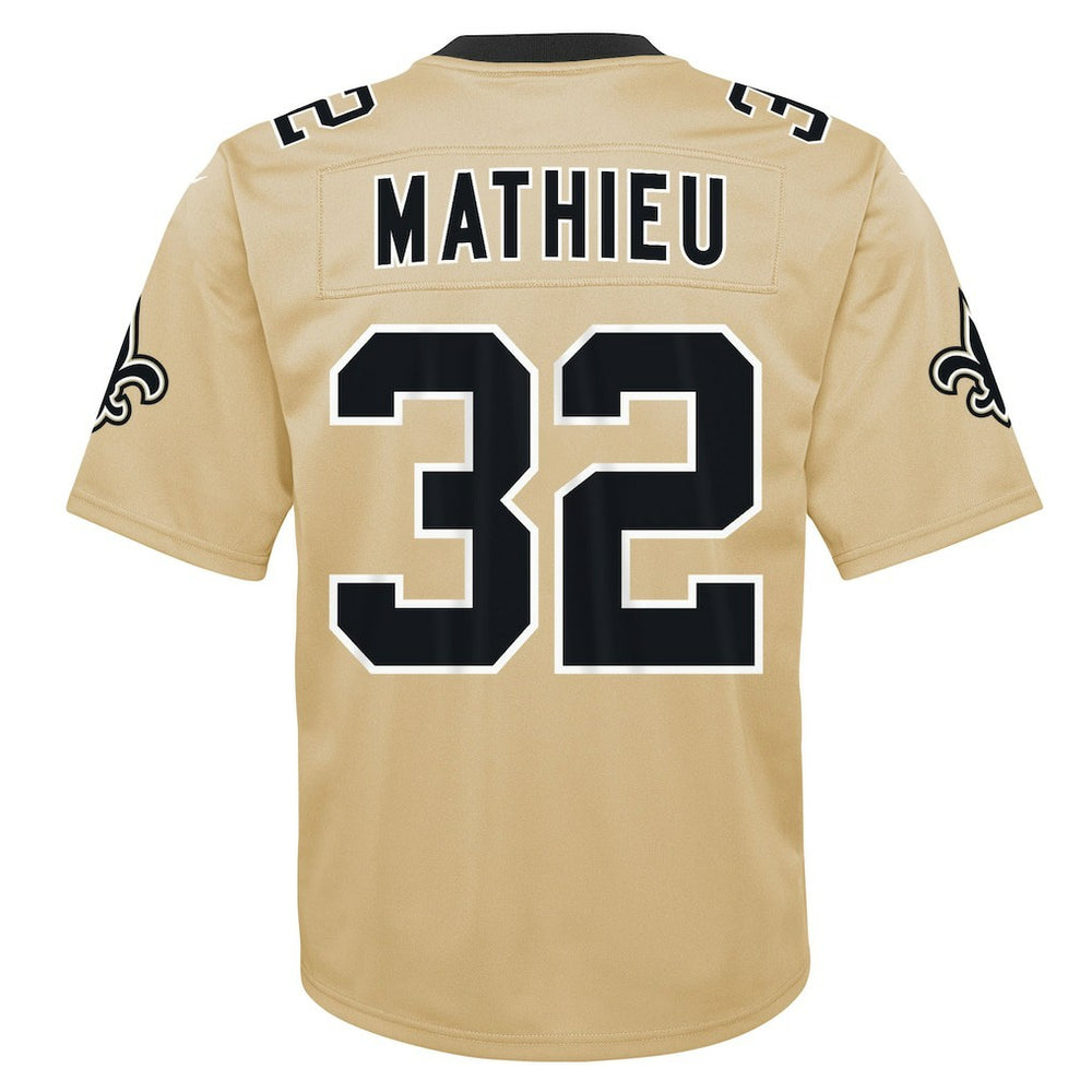 Tyrann Mathieu New Orleans Saints Youth Inverted Game Jersey - Gold - Nike