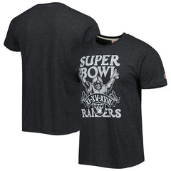 Las Vegas Raiders Homage Super Bowl Classics Tri-Blend T-Shirt - Charcoal - NFL