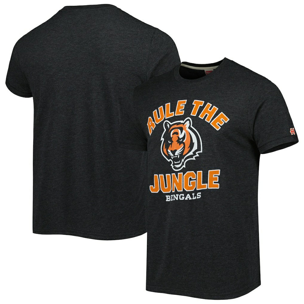 Cincinnati Bengals Homage Hyper Local Tri-Blend T-Shirt - Charcoal - NFL