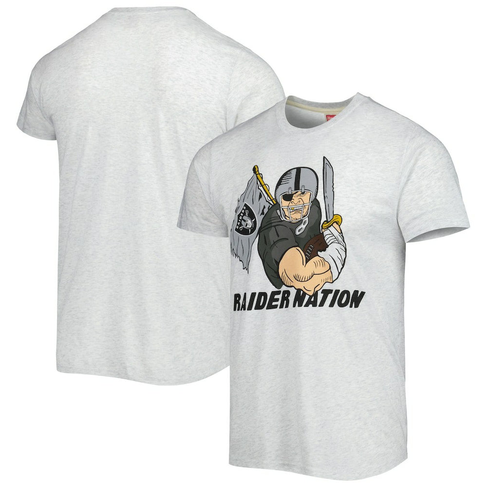 Las Vegas Raiders Homage Hyper Local Tri-Blend T-Shirt - Ash - NFL