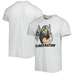 Las Vegas Raiders Homage Hyper Local Tri-Blend T-Shirt - Ash - NFL