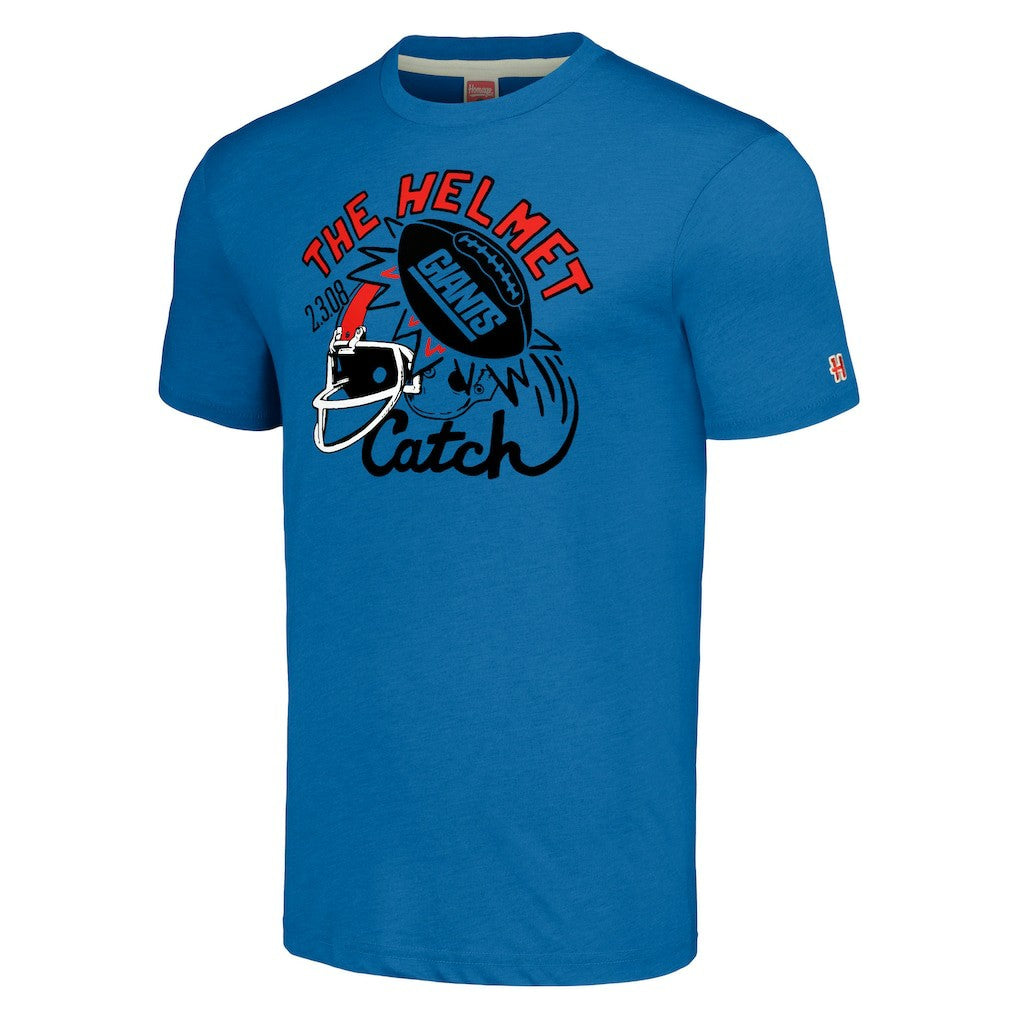New York Giants Homage Hyper Local Tri-Blend T-Shirt - Royal - NFL