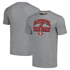 San Francisco 49ers Homage Hyper Local Tri-Blend T-Shirt - Gray - NFL