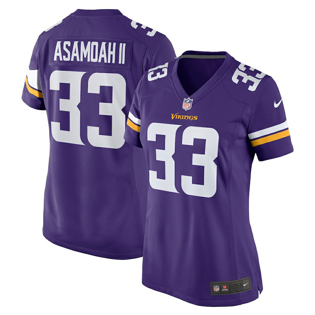 Brian Asamoah Minnesota Vikings Women's Player Game Jersey - Purple - Nike