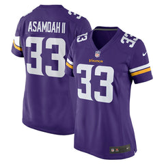 Brian Asamoah Minnesota Vikings Women's Player Game Jersey - Purple - Nike