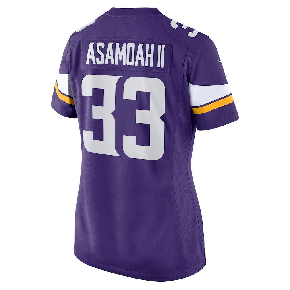 Brian Asamoah Minnesota Vikings Women's Player Game Jersey - Purple - Nike