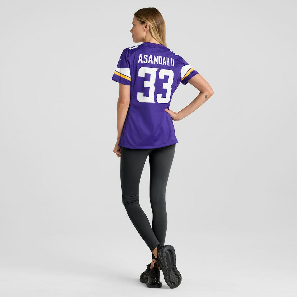 Brian Asamoah Minnesota Vikings Women's Player Game Jersey - Purple - Nike