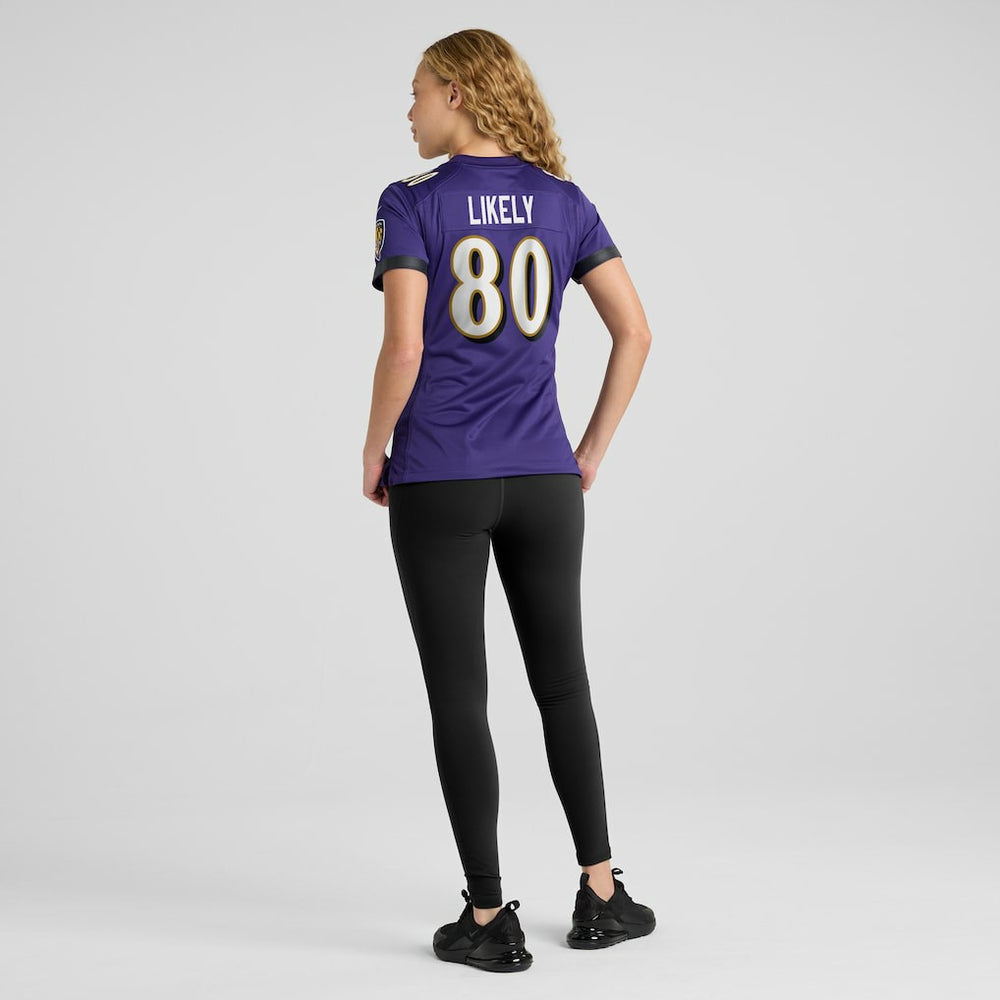 Isaiah Likely Baltimore Ravens Women's Player Game Jersey - Purple - Nike