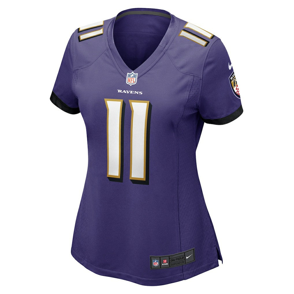 Jordan Stout Baltimore Ravens Women's Player Game Jersey - Purple - Nike