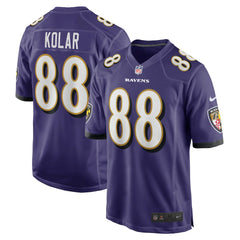 Charlie Kolar Baltimore Ravens Player Game Jersey - Purple - Nike