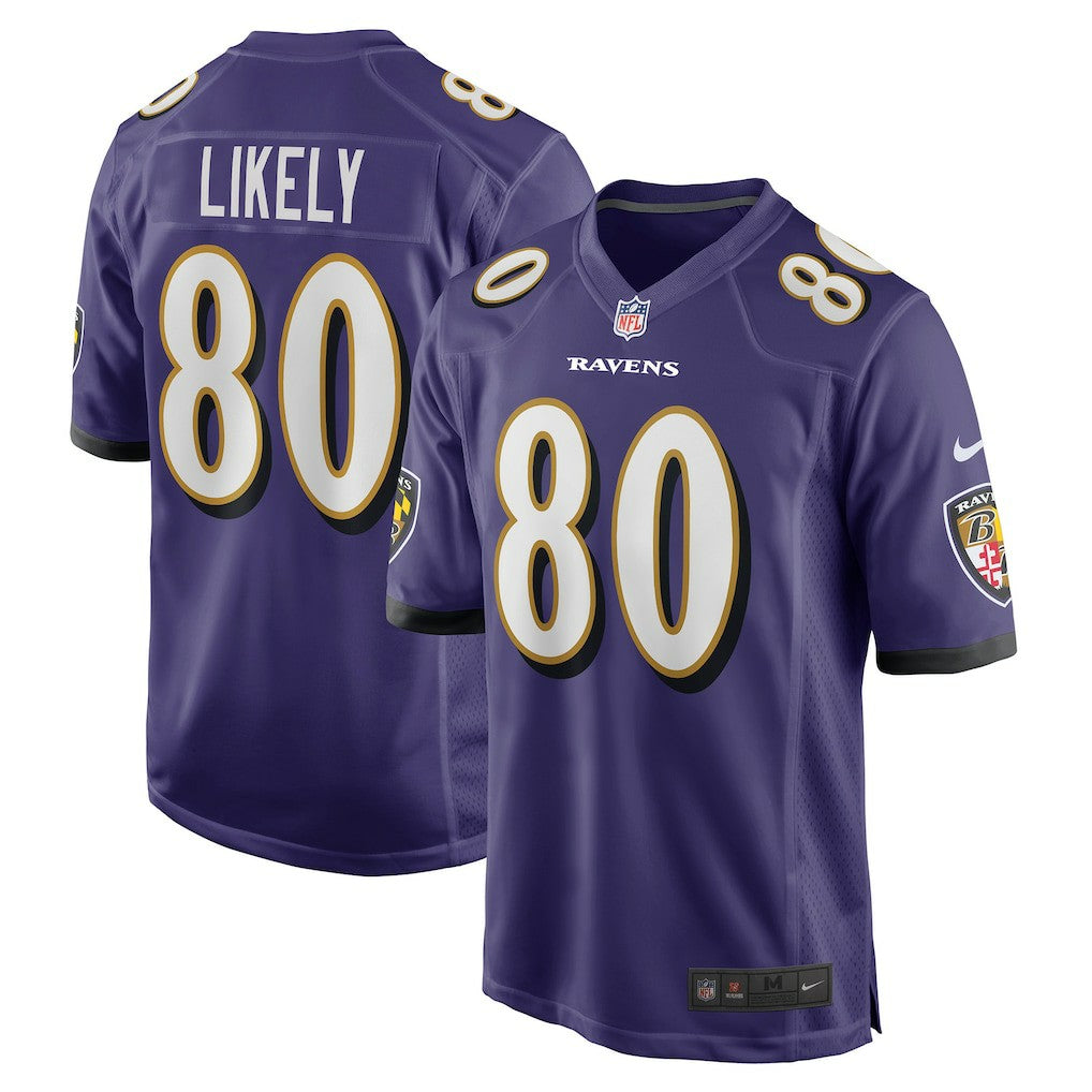 Isaiah Likely Baltimore Ravens Player Game Jersey - Purple - Nike