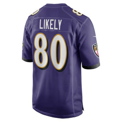 Isaiah Likely Baltimore Ravens Player Game Jersey - Purple - Nike