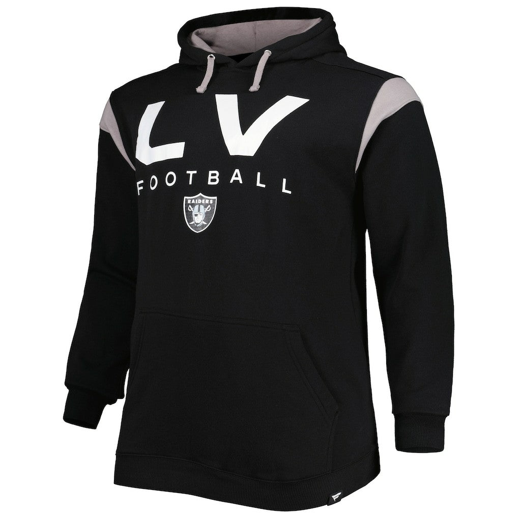 Las Vegas Raiders Big & Tall Call the Shots Pullover Hoodie - Black - Fanatics
