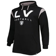 Las Vegas Raiders Big & Tall Call the Shots Pullover Hoodie - Black - Fanatics