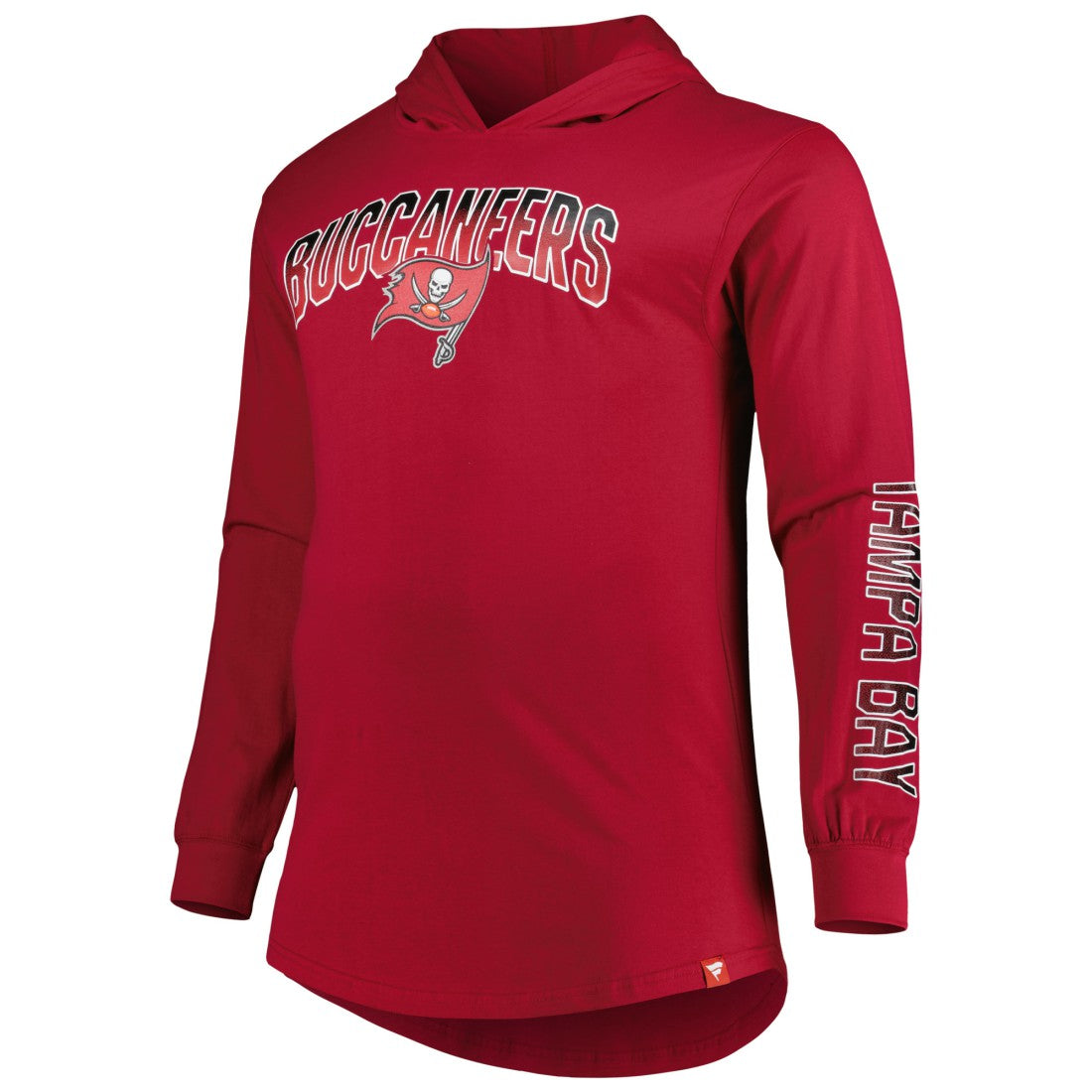 Tampa Bay Buccaneers Big & Tall Front Runner Pullover Hoodie - Red - Fanatics