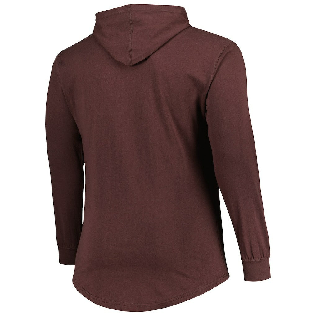 Cleveland Browns Big & Tall Front Runner Pullover Hoodie - Brown - Fanatics