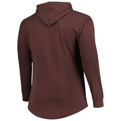 Cleveland Browns Big & Tall Front Runner Pullover Hoodie - Brown - Fanatics