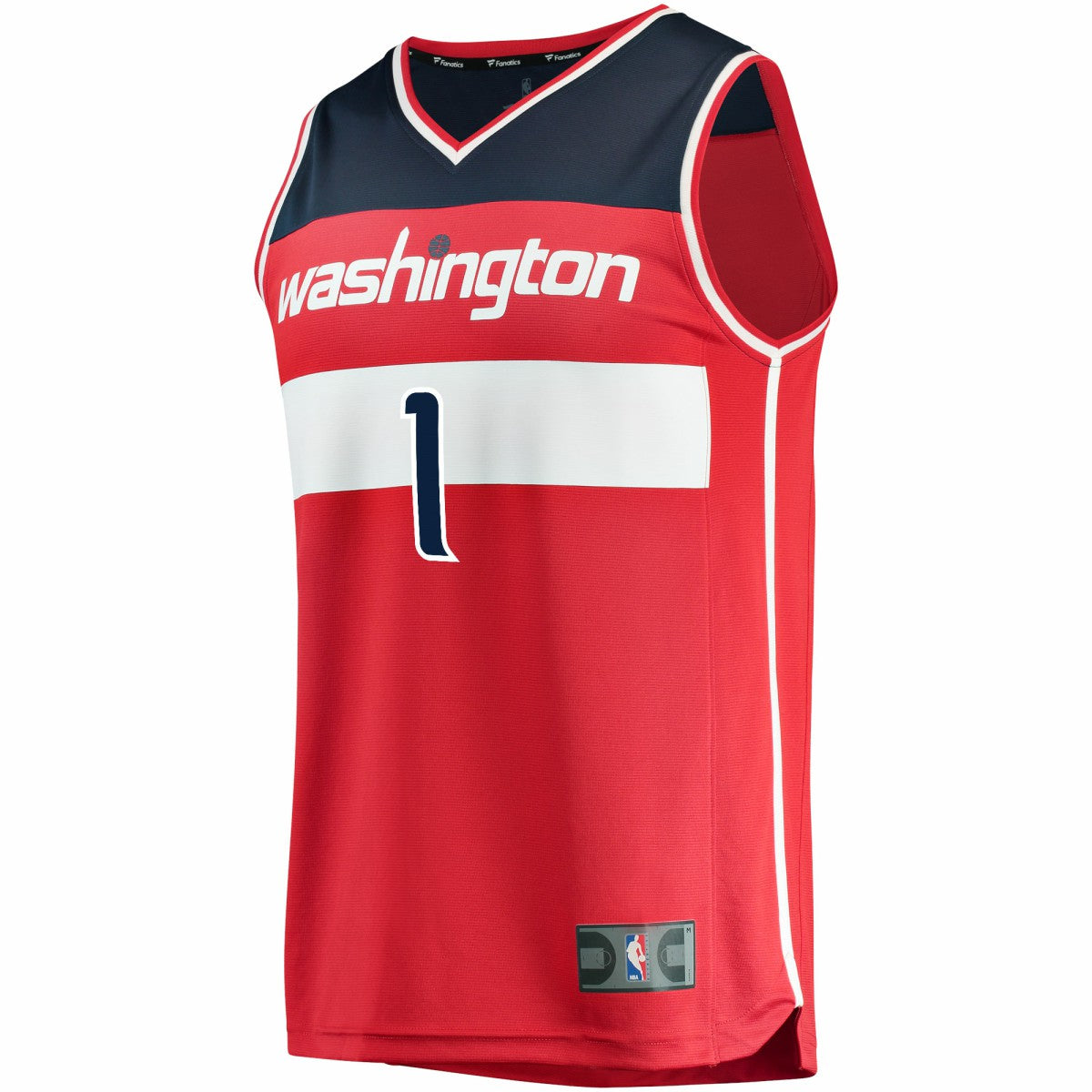 Fanatics Johnny Davis Washington Wizards Youth Fast Break Replica Jersey Icon Edition Red