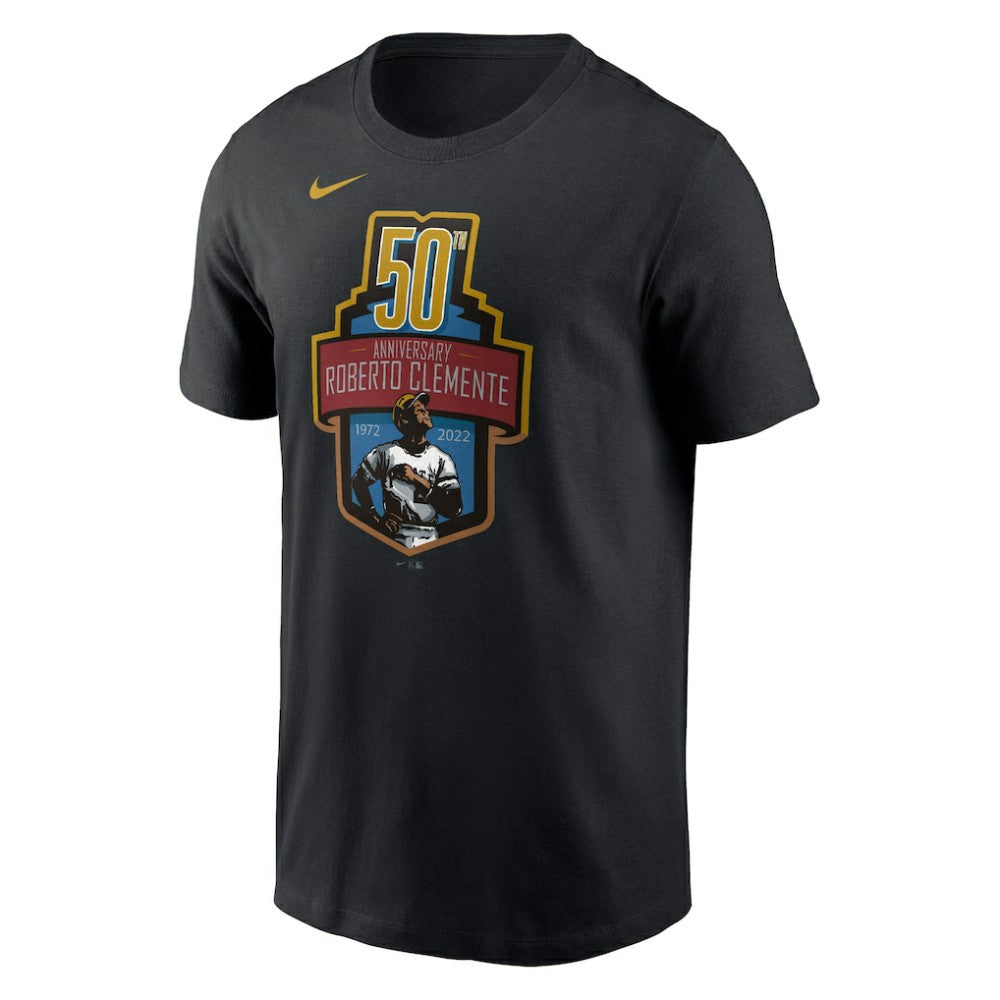 Roberto Clemente Pittsburgh Pirates Nike 50th Anniversary Commemorative T-Shirt Sale