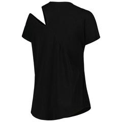Green Bay Packers KIYA TOMLIN Women's Cut Out Tri-Blend Shirt - Black - NFL