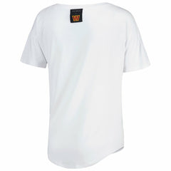 Washington Commanders KIYA TOMLIN Women's V-Neck T-Shirt - White - NFL