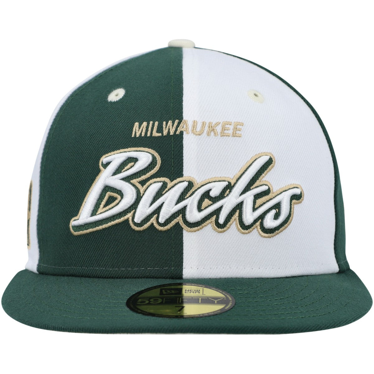 New Era  Script Pinwheel 59FIFTY Fitted Hat Hunter Green/White