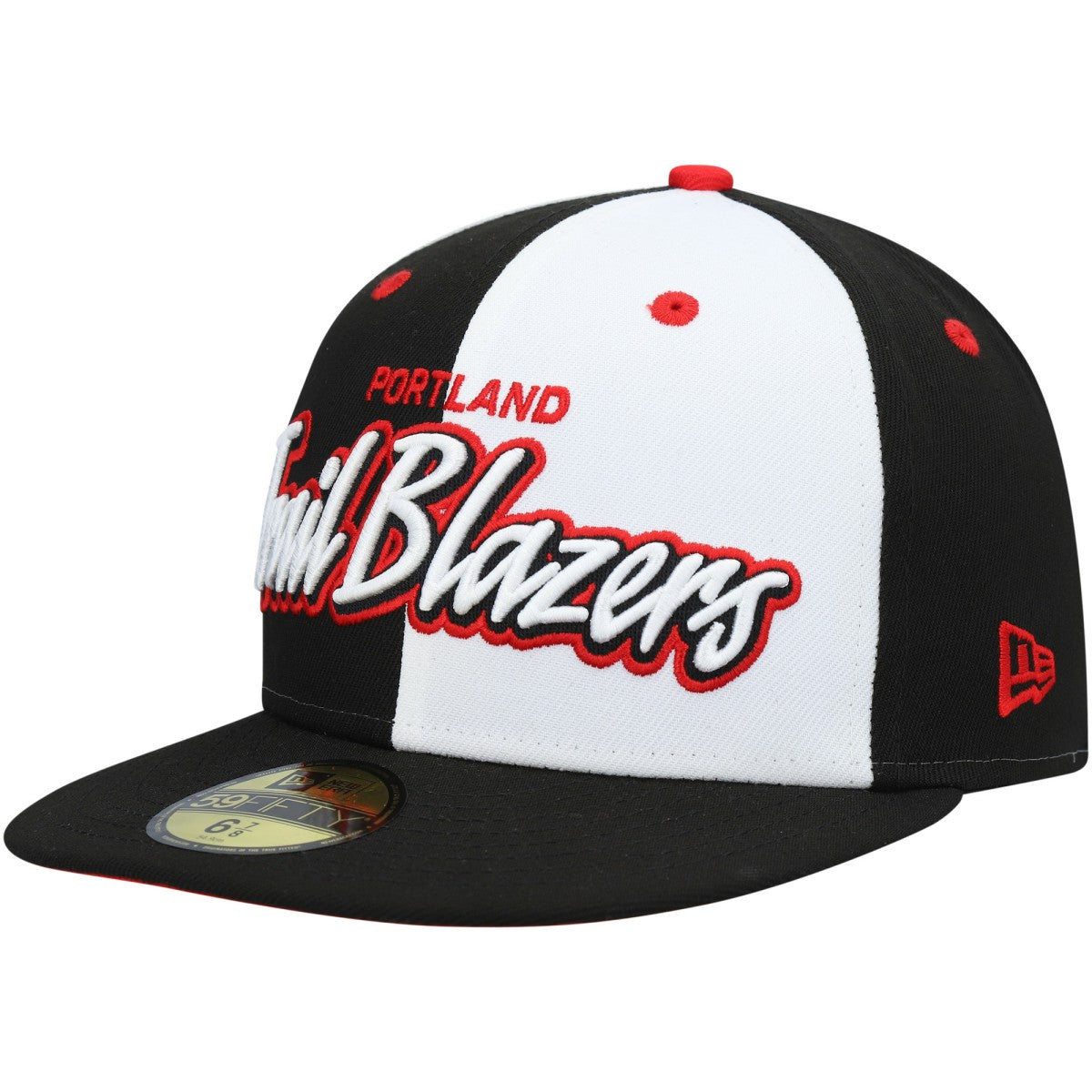New Era  Script Pinwheel 59FIFTY Fitted Hat Black/White