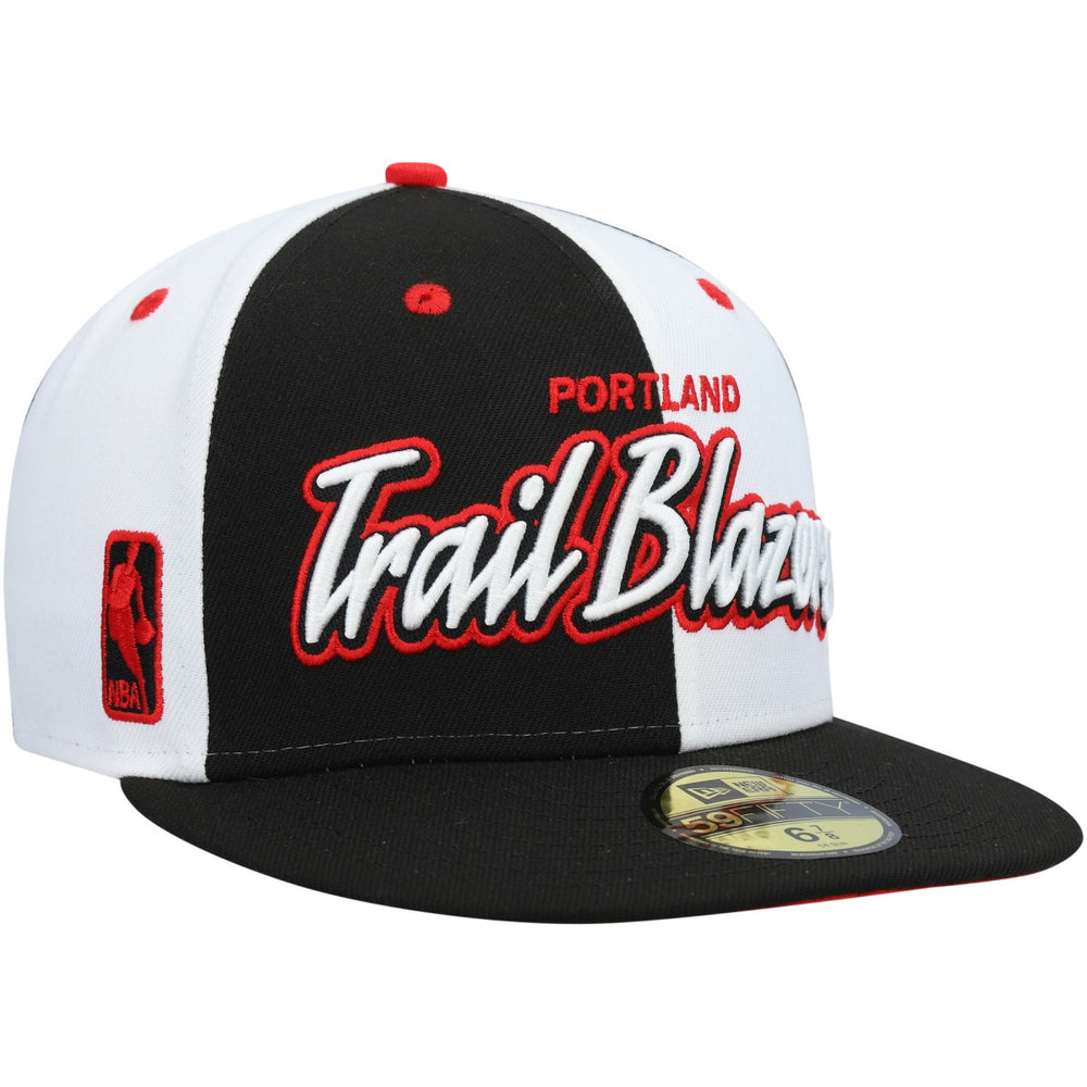 New Era  Script Pinwheel 59FIFTY Fitted Hat Black/White