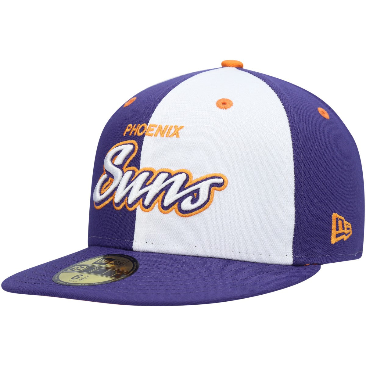 New Era  Script Pinwheel 59FIFTY Fitted Hat Purple/White