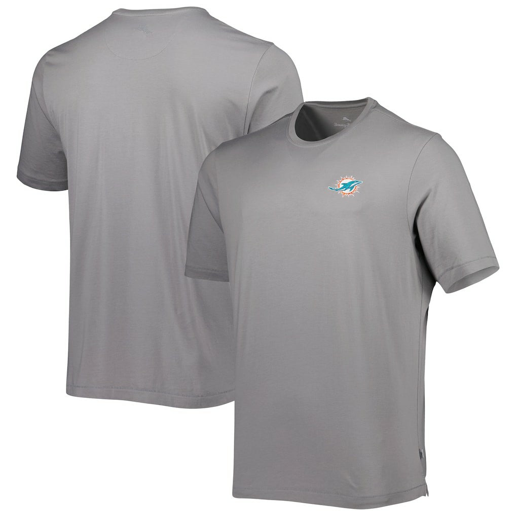 Miami Dolphins Bali Skyline T-Shirt - Gray - Tommy Bahama