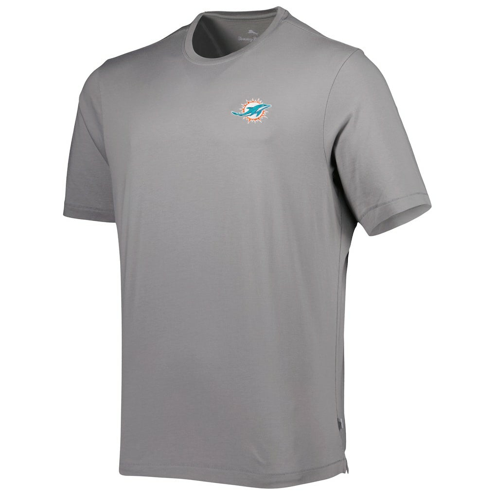 Miami Dolphins Bali Skyline T-Shirt - Gray - Tommy Bahama