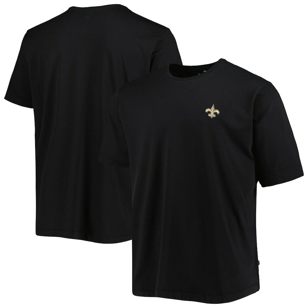 New Orleans Saints Bali Skyline T-Shirt - Black - Tommy Bahama