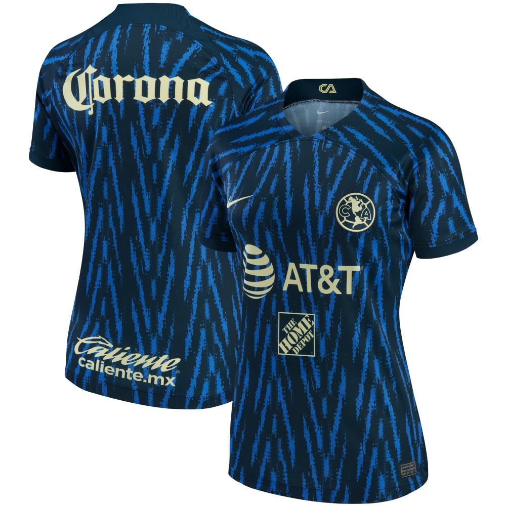 Nike - Club America Women's 2022/23 Away Replica Jersey - Blue