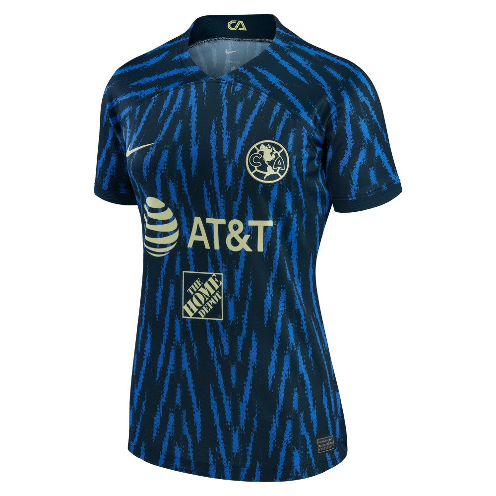 Nike - Club America Women's 2022/23 Away Replica Jersey - Blue