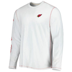 Arizona Cardinals Laces Out Billboard Long Sleeve T-Shirt - White - Tommy Bahama