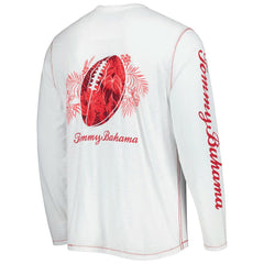 Arizona Cardinals Laces Out Billboard Long Sleeve T-Shirt - White - Tommy Bahama