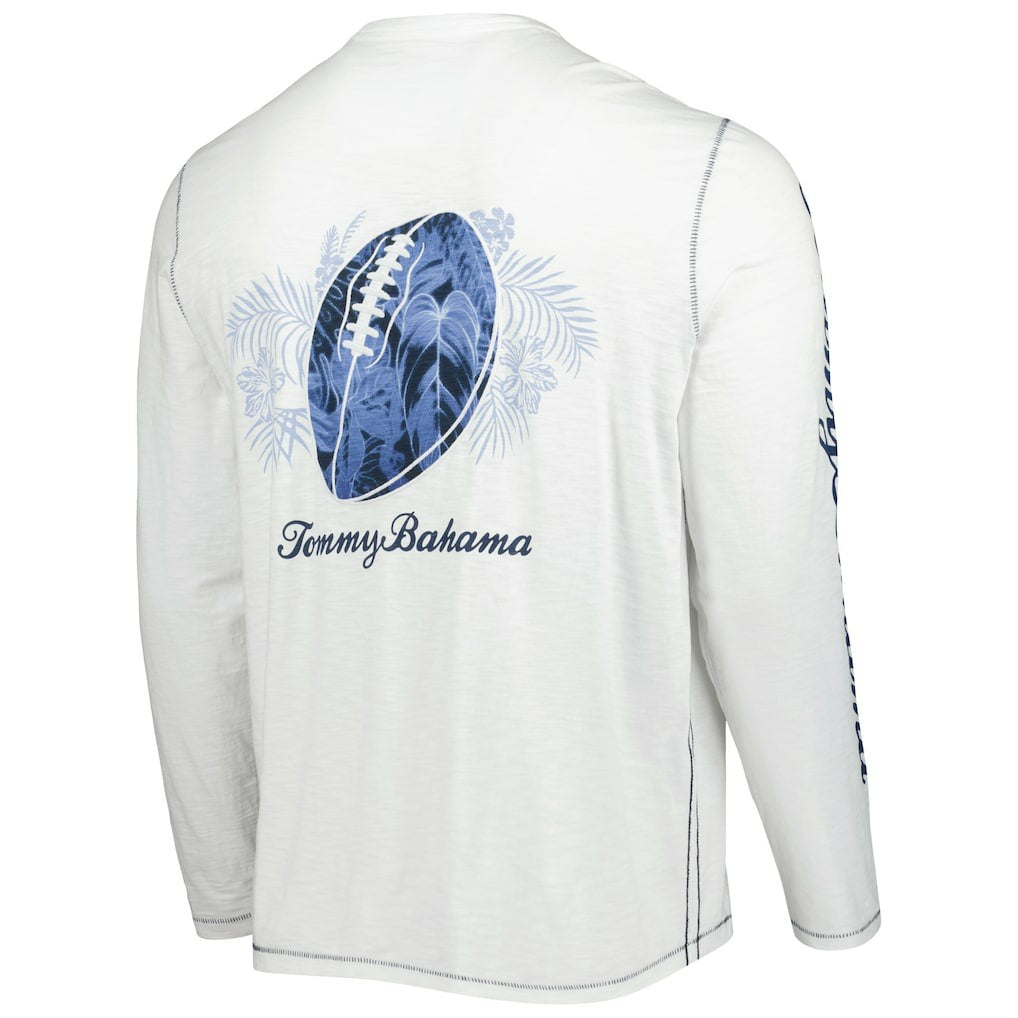 Buffalo Bills Laces Out Billboard Long Sleeve T-Shirt - White - Tommy Bahama